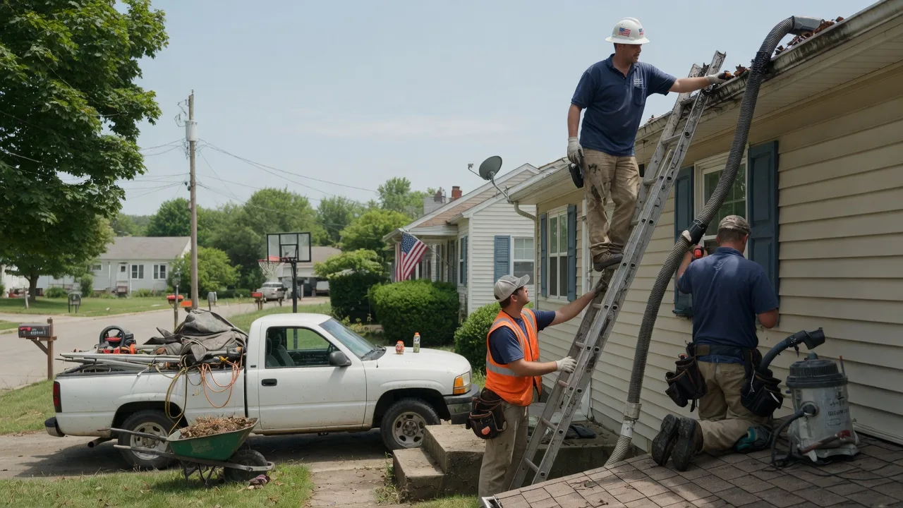 Gutter Installation in Harveysburg, OH near me